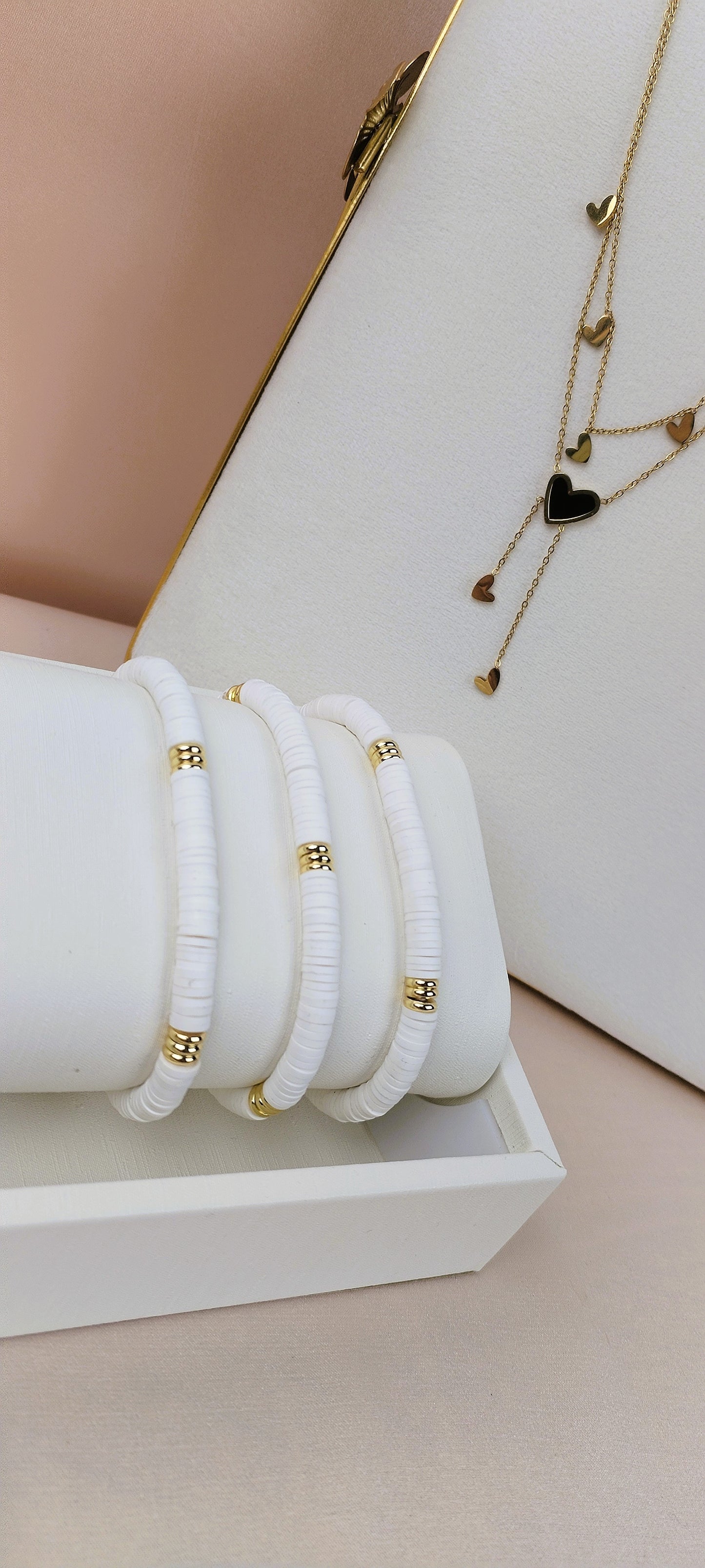 Collection "JULIA" Doré - Heishi