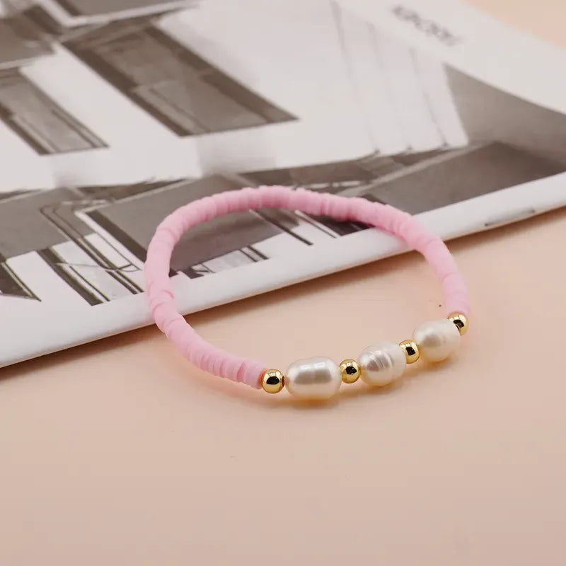 Collection "JULIA" Perle de culture fantaisie - Heishi