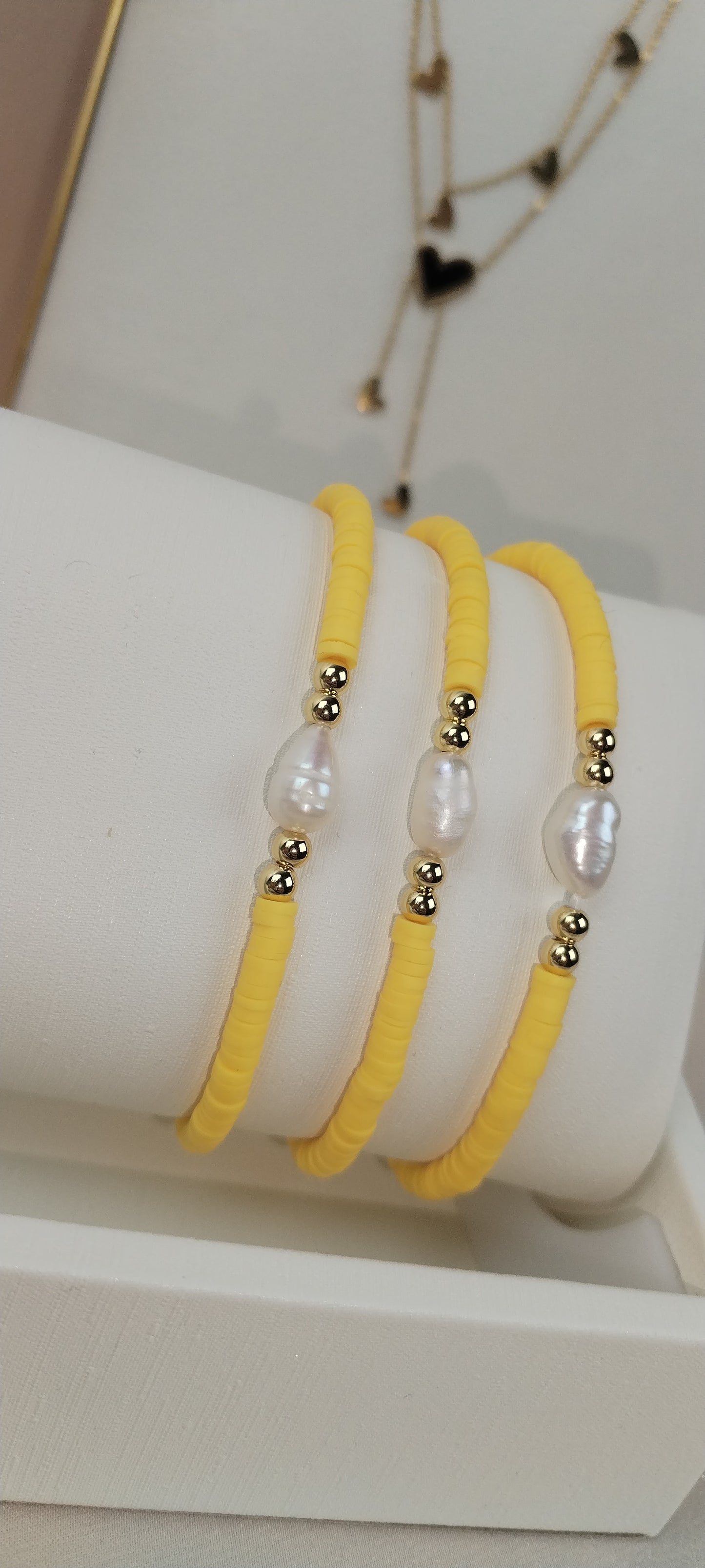 Collection "JULIA" Perle de culture fantaisie - Heishi