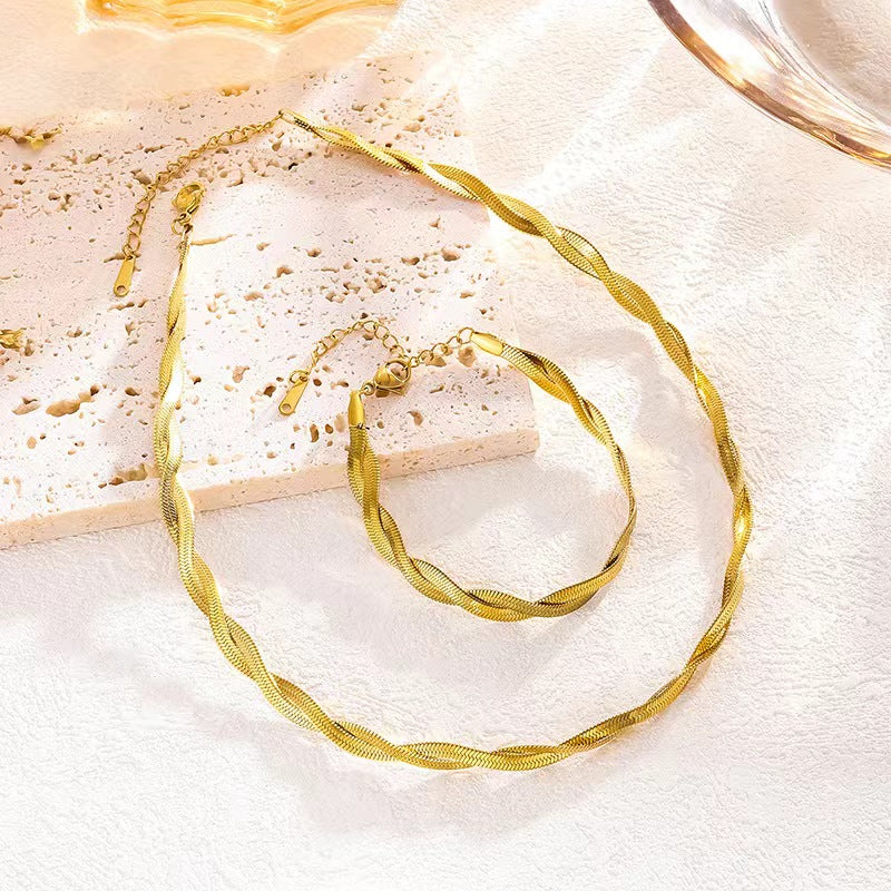 Collection "Double maille tressé"