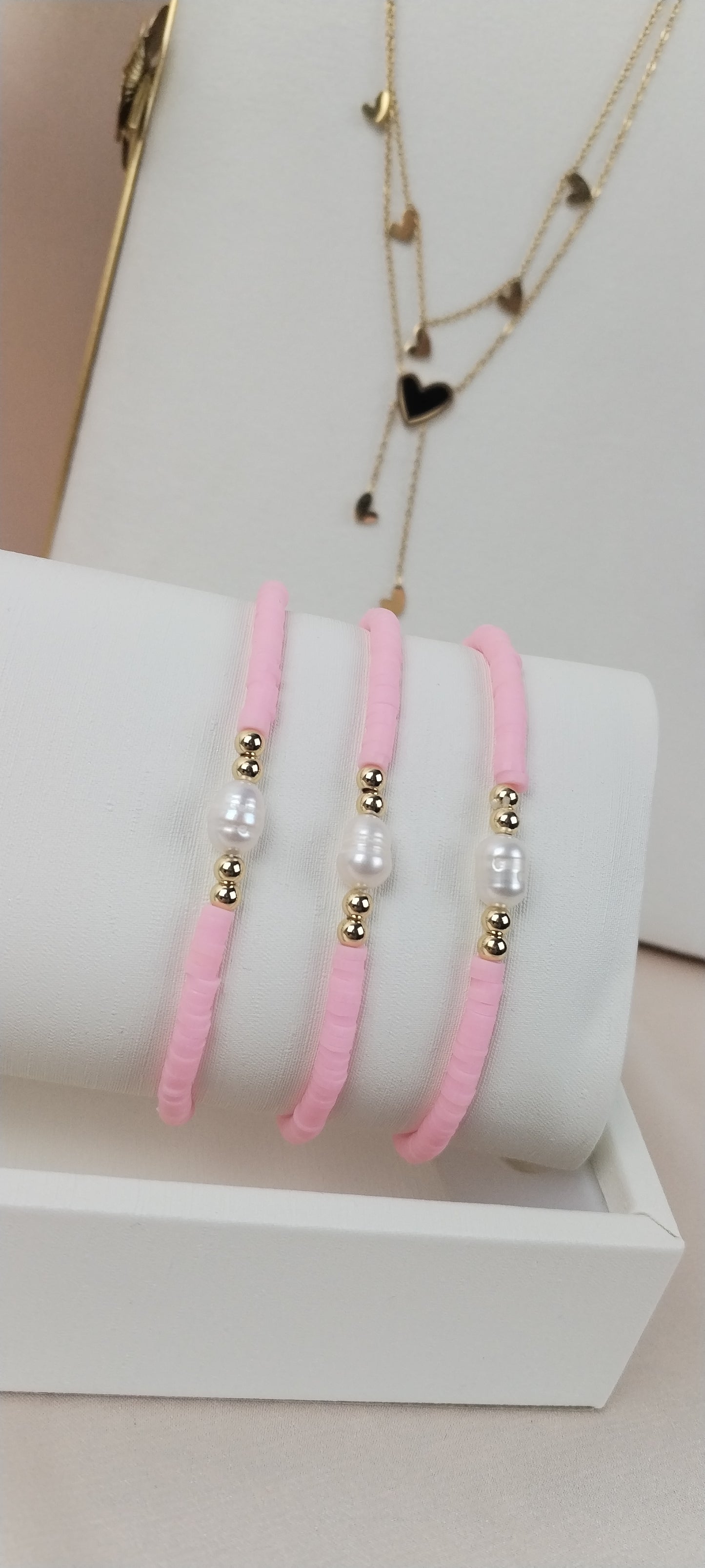 Collection "JULIA" Perle de culture fantaisie - Heishi