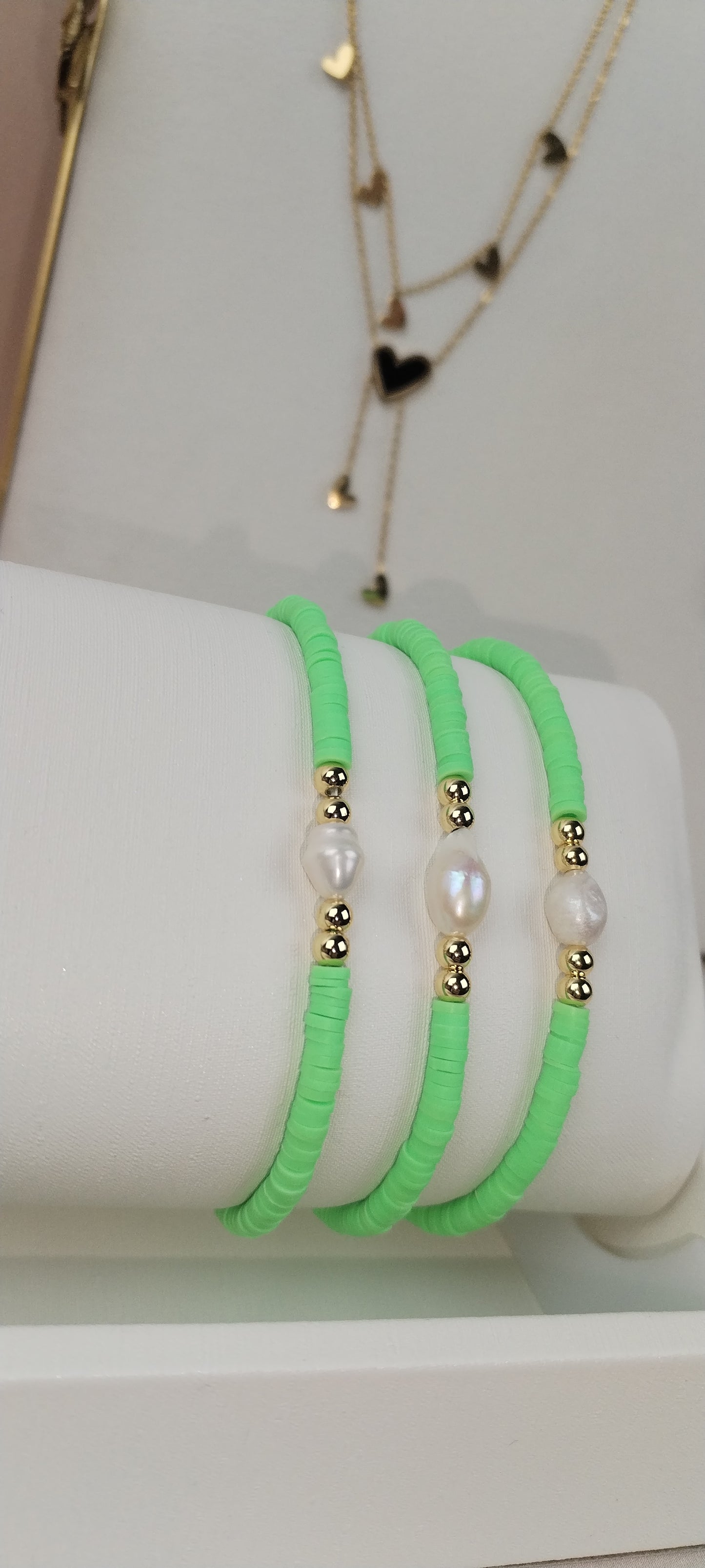 Collection "JULIA" Perle de culture fantaisie - Heishi
