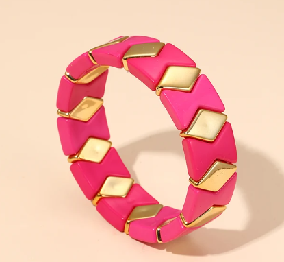 Collection "LOLA" Losange doré