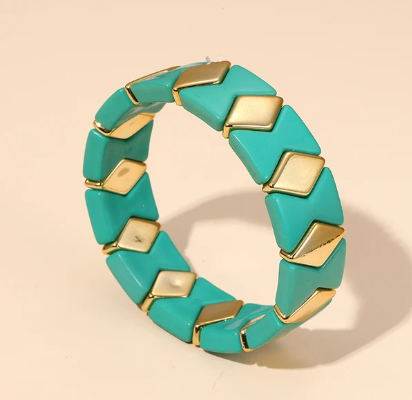 Collection "LOLA" Losange doré