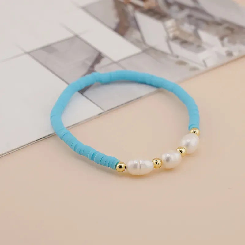 Collection "JULIA" Perle de culture fantaisie - Heishi