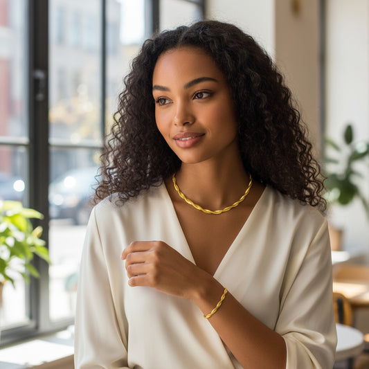 Collection "Double maille tressé"